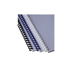 Scatola 50 dorsi spirale clickbind 8mm bianco riapribile [388002e]