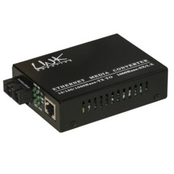 Convertitore media link rj45 a fibra ottica sc 10/100/1000 [lkmcsm10]