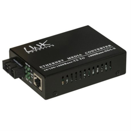 Convertitore media link rj45 a fibra ottica sc 10/100/1000 [lkmcsm10]