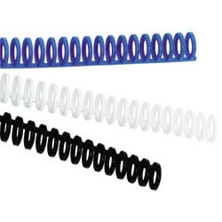 Scatola 50 dorsi spirale cliku 12mm bianco riapribile [388057e]