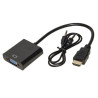 Adattatore link hdmi a m a vga f con jack 3,5mm [lkadat10]