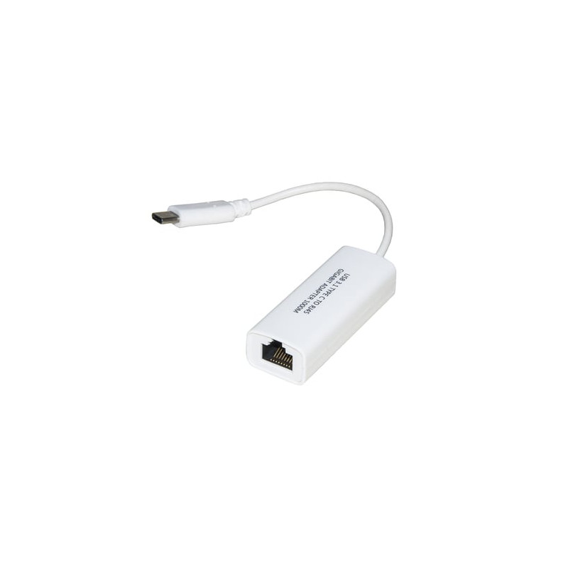 Adattatore link usb c m a connettore rj45 f per reti gigabit 10/100/1000
