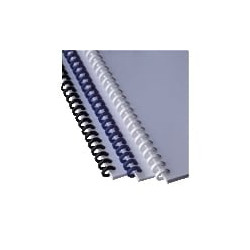 Scatola 50 dorsi spirale cliku 12mm nero riapribile [388064e]