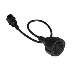 Cavo adattatore link presa schiuko tedesca f a iec c14 m, 50cm [lkadsk05]