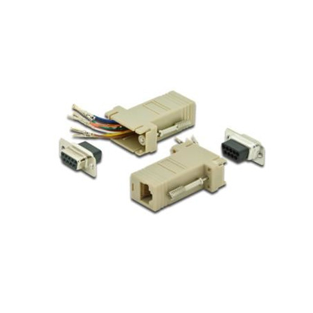 Connettore modulare digitus 9 poli f a 8 poli rj45 [pl103f]