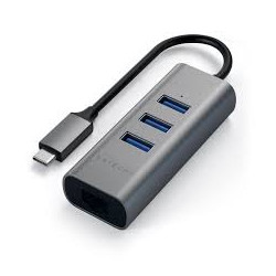 Hub usb satechi tipo-c a usb 3.0-eth.spac e 3p usb 3.0-