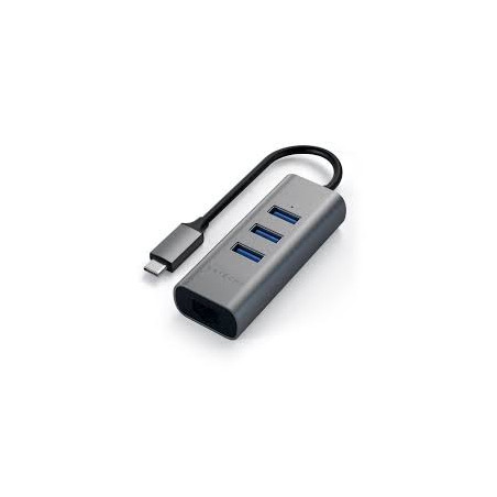 Hub usb satechi tipo-c a usb 3.0-eth.spac e 3p usb 3.0-