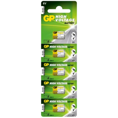confezione 5 batterie gp alcaline specialistiche 6v