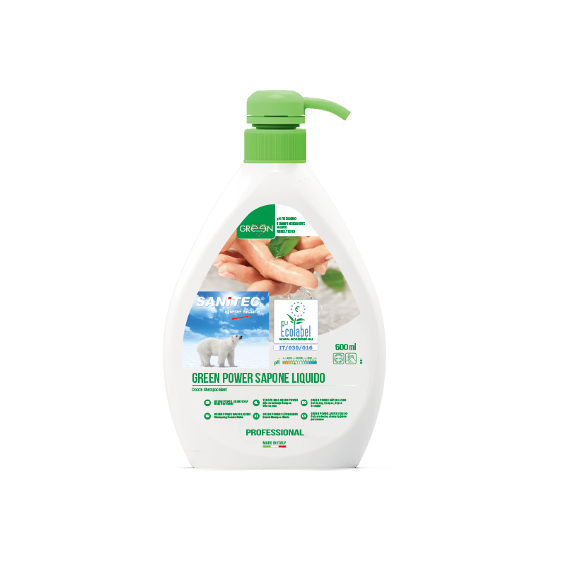 Sapone liquido sanitec cf.6 greenpower 1000ml [4015-s]