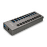 Hub usb itec usb 3.0 con 10 porte 48w [u3chargehub10]