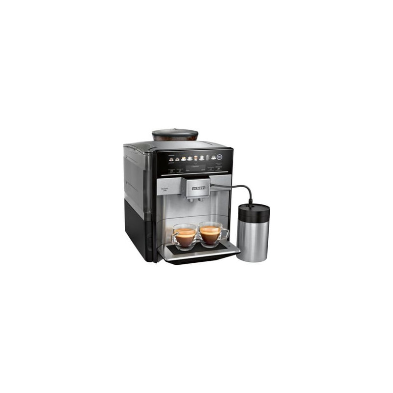 Macchina da caffe' espresso siemens vollauto eq.6 argento/nero