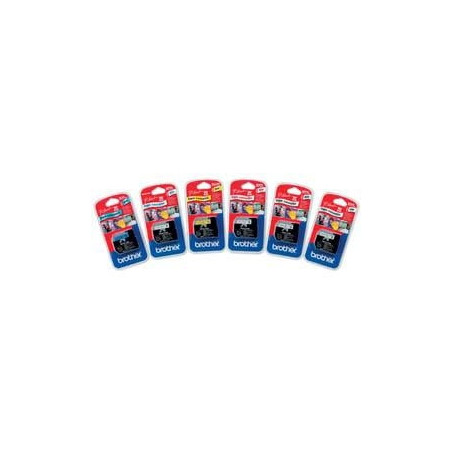 Nastro brother mk631 12mmx8mt nero/giallo [mk-631bz]