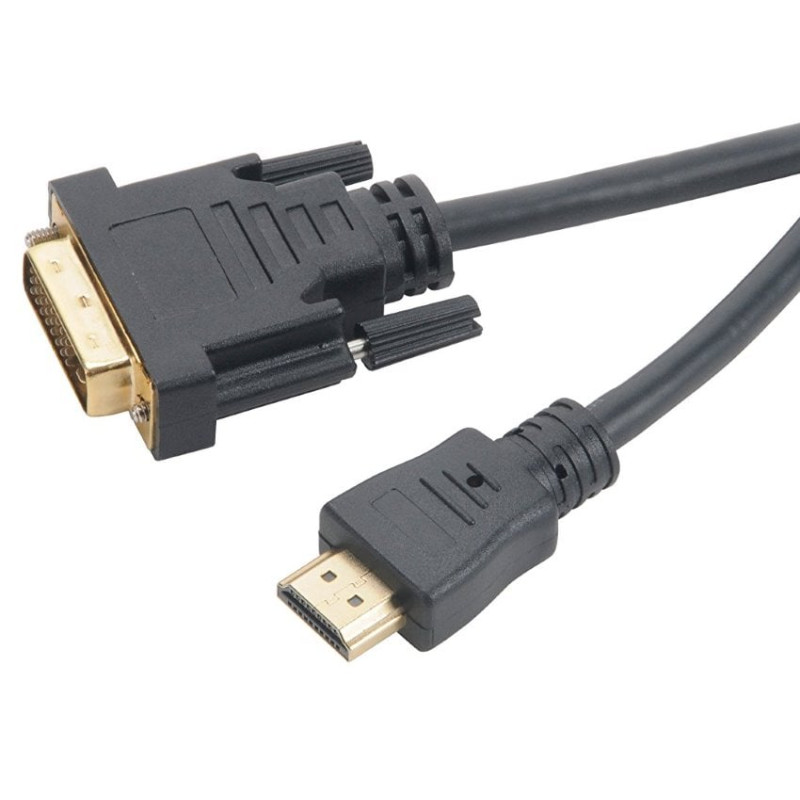Cavo akasa dvi-d(m) a hdmi(m), 2m, nero [ak-cbhd06-20bk]