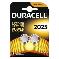 Pile a bottone duracell 2025 2pk 3v litio -du21b2