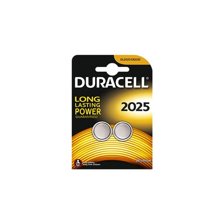 Pile a bottone duracell 2025 2pk 3v litio -du21b2