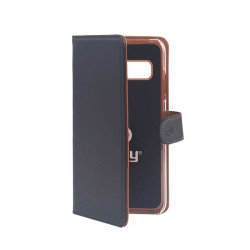 Custodia celly wally per samsung galaxy s10 plus nero [wally891]