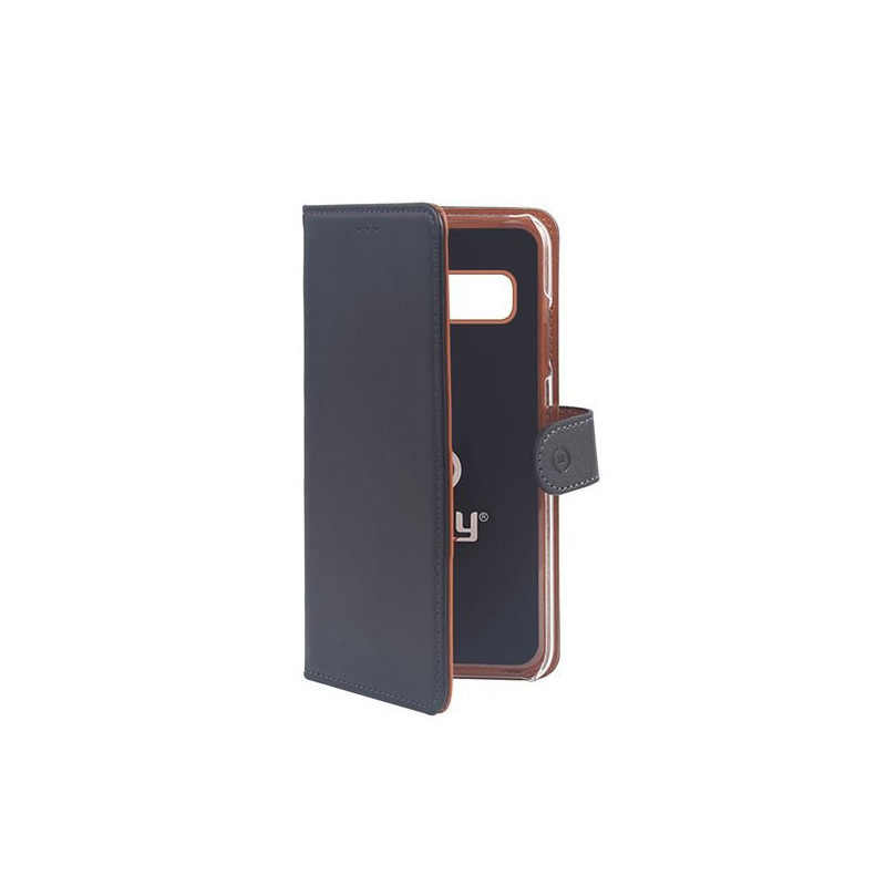 Custodia celly wally per samsung galaxy s10 plus nero [wally891]