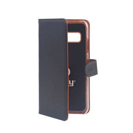 Custodia celly wally per samsung galaxy s10 plus nero [wally891]
