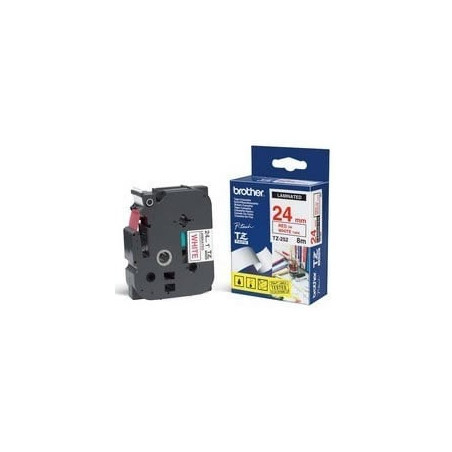 Nastro brother tz-e251 24mmx8mt nero/bianco [tz-e251]