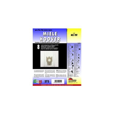 Sacchetti aspirapolvere elettrocasa per me 3 tnt