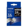 nastro brother tz-e355 24mmx8mt bianco/nero [tz-e355]