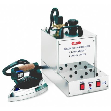 Ferro da stiro a caldaia lelit 800w 5l acciaio inox [pg027]