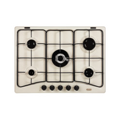 Piano cottura de longhi sf57asv in acciaio smaltato con 5 fuochi