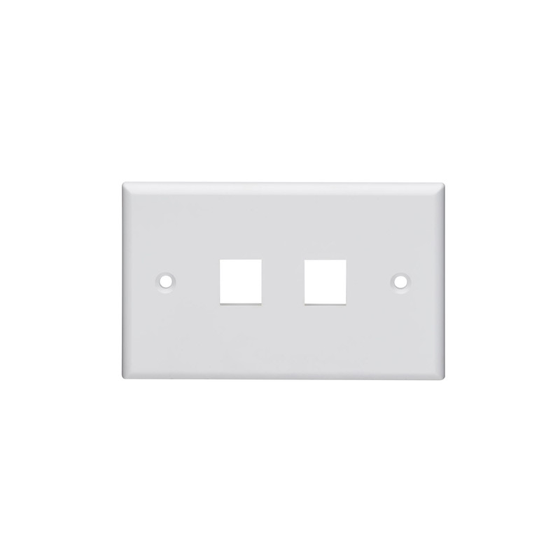 Placca leviton a 2 porte bianca [41070-2ws]