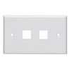Placca leviton a 2 porte bianca [41070-2ws]