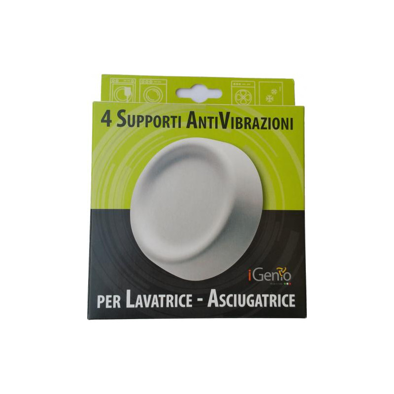 Piedini universali per lavatrice e asciugatrice i-genio, 4 pezzi