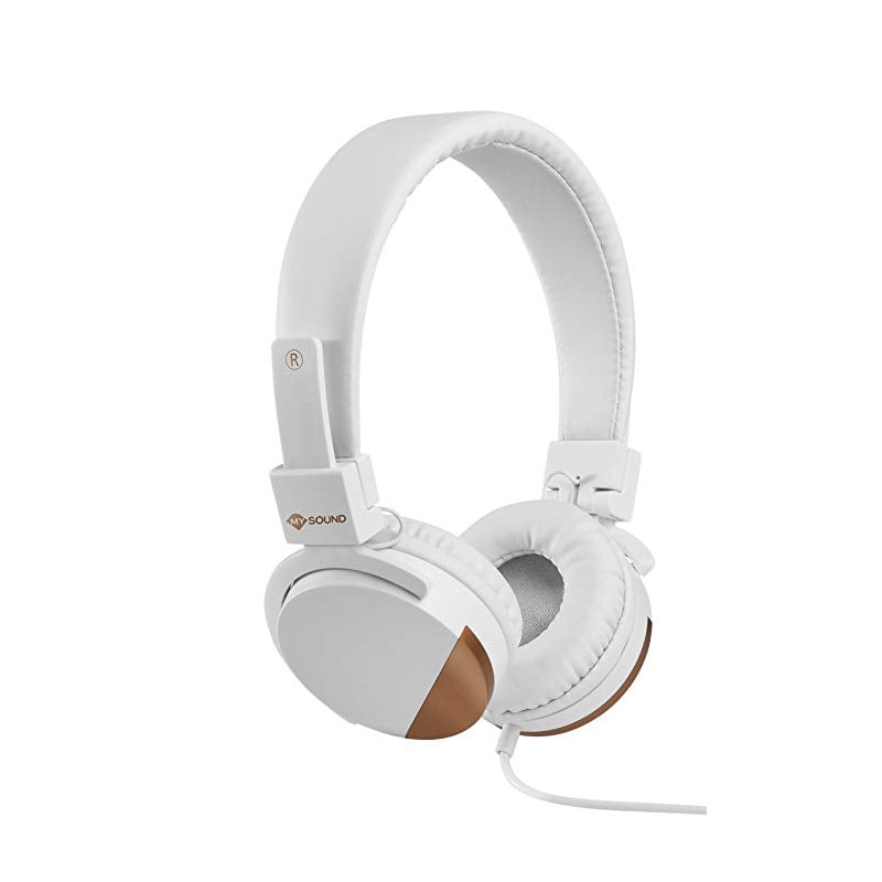 Cuffie meliconi mysound speak metal bianco [497458]