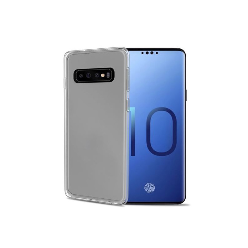 Custodia celly per galaxy s10 plus trasparente [gelskin891]