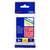 Nastro brother tze-431 12mmx8mt nero/rosso [tze-431]