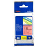 Nastro brother tze-441 18mmx8mt nero/rosso [tze-441]