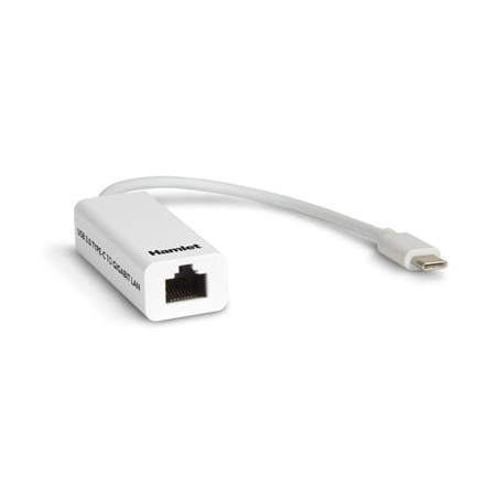 Adattatore hamlet usb 3.0 type-c a lan [hnu3gigatc]