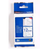 Nastro brother tze-fa3 12mmx3mt blu/bianco tessuto [tze-fa3]