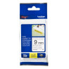 Nastro brother tze-s221 9mmx8mt nero/bianco adesivo resistente