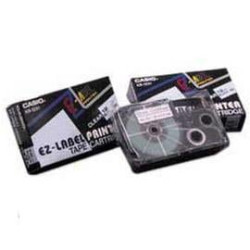 Nastro casio 12mm x 8mt nero su rosso [xr-12rd1]