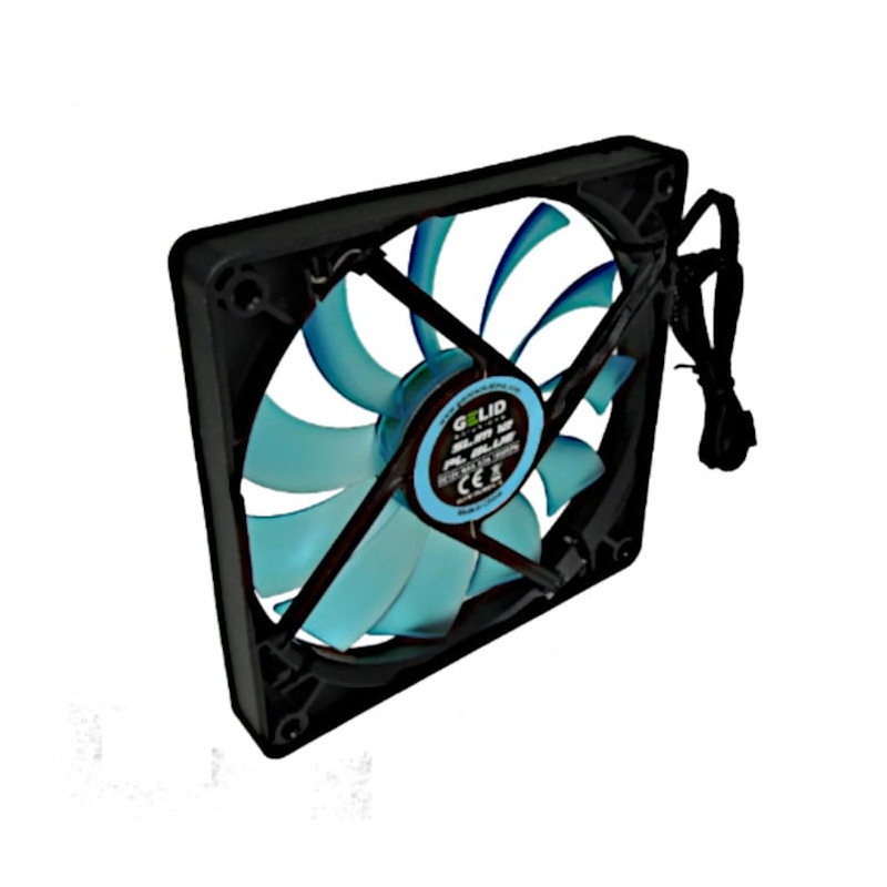Ventola 120x120 gelid slim 12v pl blu [icpu-ge-slpl12