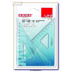 Squadra arda conf.2 uni 45 e 60gradi 15cm [70315ss]