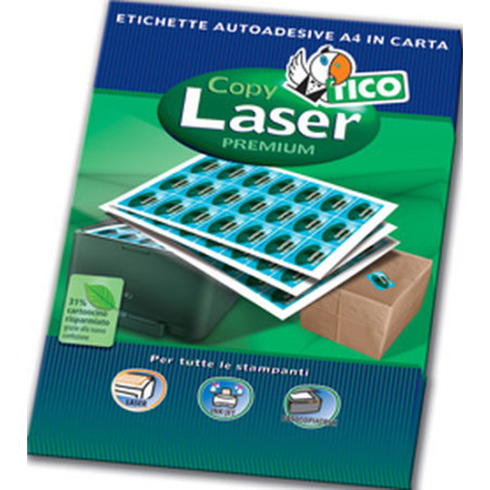 Etichette lico laser 37x14 bianco lp4w-3714]