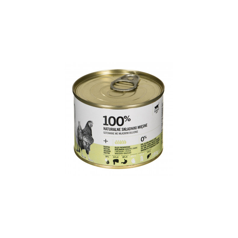 Cibo per gatti 3coty chicken + goose complete in umido 180g [180t29cg]