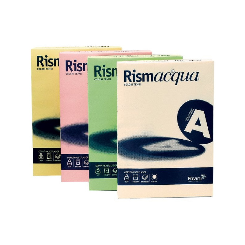 Carta in risma cartotecnica favini rismaacqua a4 90gr ghiaccio 300ff