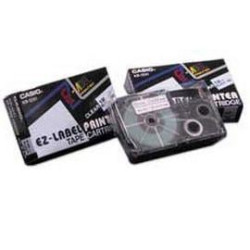 Nastro casio 6mm x 8mt nero su bianco [xr6we]