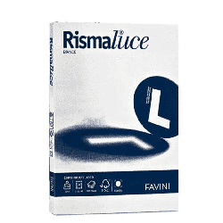Carta in risma cartotecnica favini rismaluce a3 100gr 300ff bianco