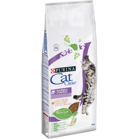 Mangime purina nestle cat chow adult hairball control per gatto 15kg