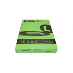 Carta in risma cartotecnica rismaluce a4 140gr pistacchio 200ff [a65m204]