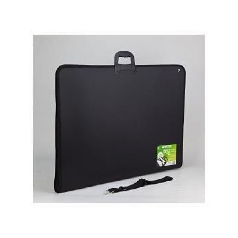 Valigetta balmar 2000 b-office effetto tessuto 35x27x3 nero [pf14209/z]