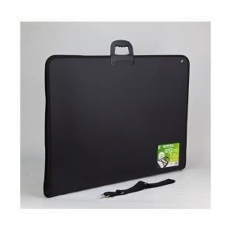 Valigetta balmar 2000 b-office effetto tessuto 35x27x3 nero [pf14209/z]