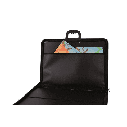 Valigetta balmar 2000 b-office effetto tessuto 38x46x3 nero [pf14208/z]